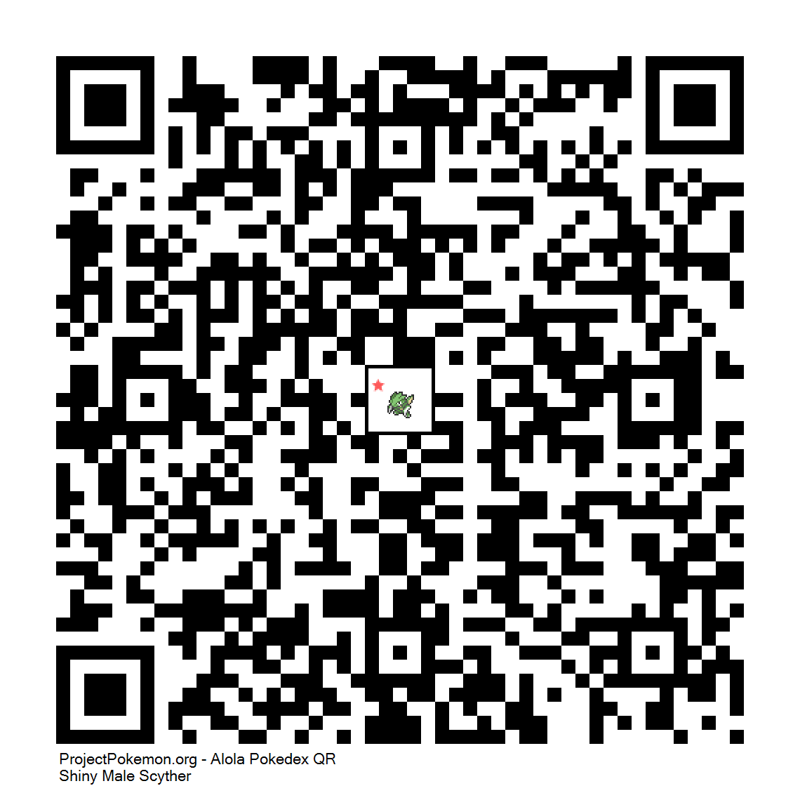 Cdigo QR de Scyther variocolor